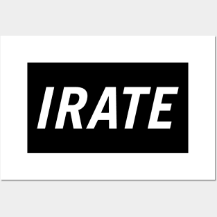 Irate Posters and Art